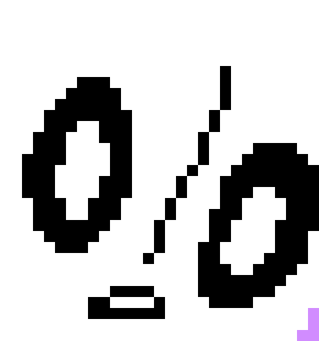 [9664c4] Undertale Napstablook. Free for your editing