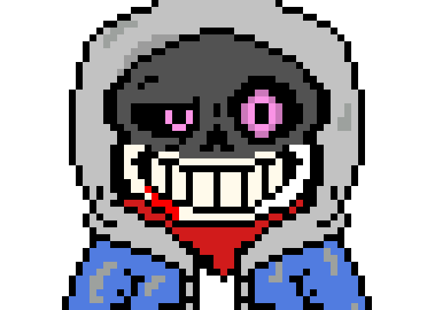 [619e86] bones pins him to a wall then blasters fires at him firing him through the wall *