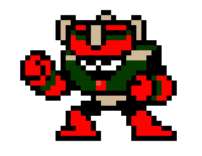 [05d196] Solar Man (MM10) Recolor