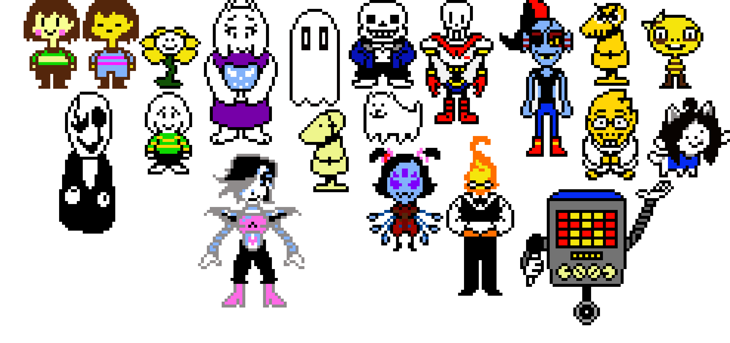 [95be89] Most of the UnderTale characters