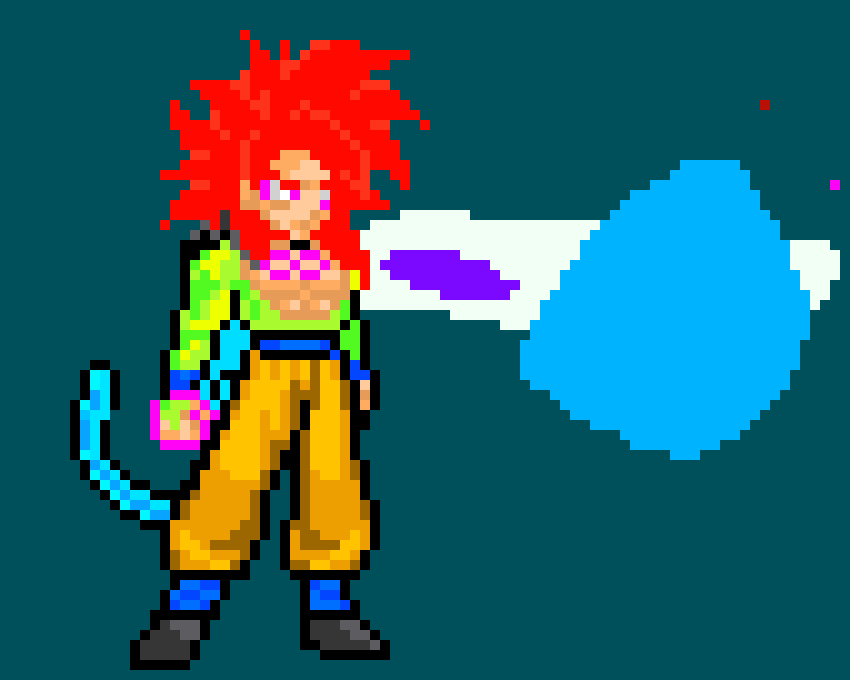 [993fcc] Super Saiyan Infinity Goku Physic Mode