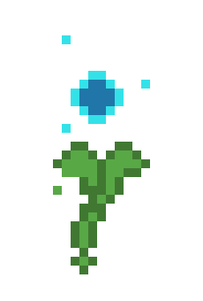 [cd1b05] Blue Flower