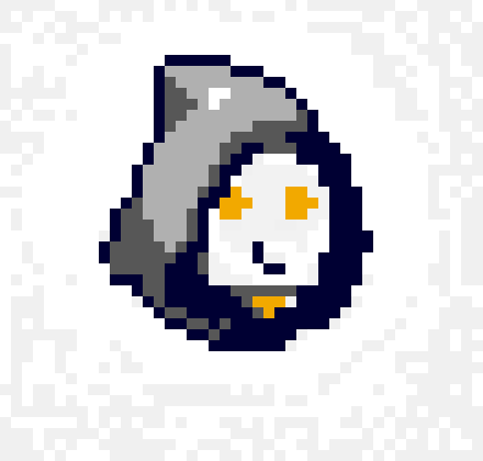 [dfb43a] Reaper Overwatch Pixel Face 