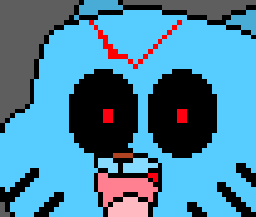 [1a18a3] Dunno what it is, but something tells me the base is stolen, since it actually looks GOOD but with messy red eyebrows and "SpOoKy EyEs" -LunaSilverPelt