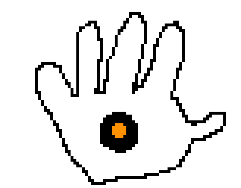 [f2f1c7] Gaster Bravery Hand Hand