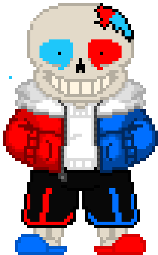 [fc6325] (summons a blaster and shoots)