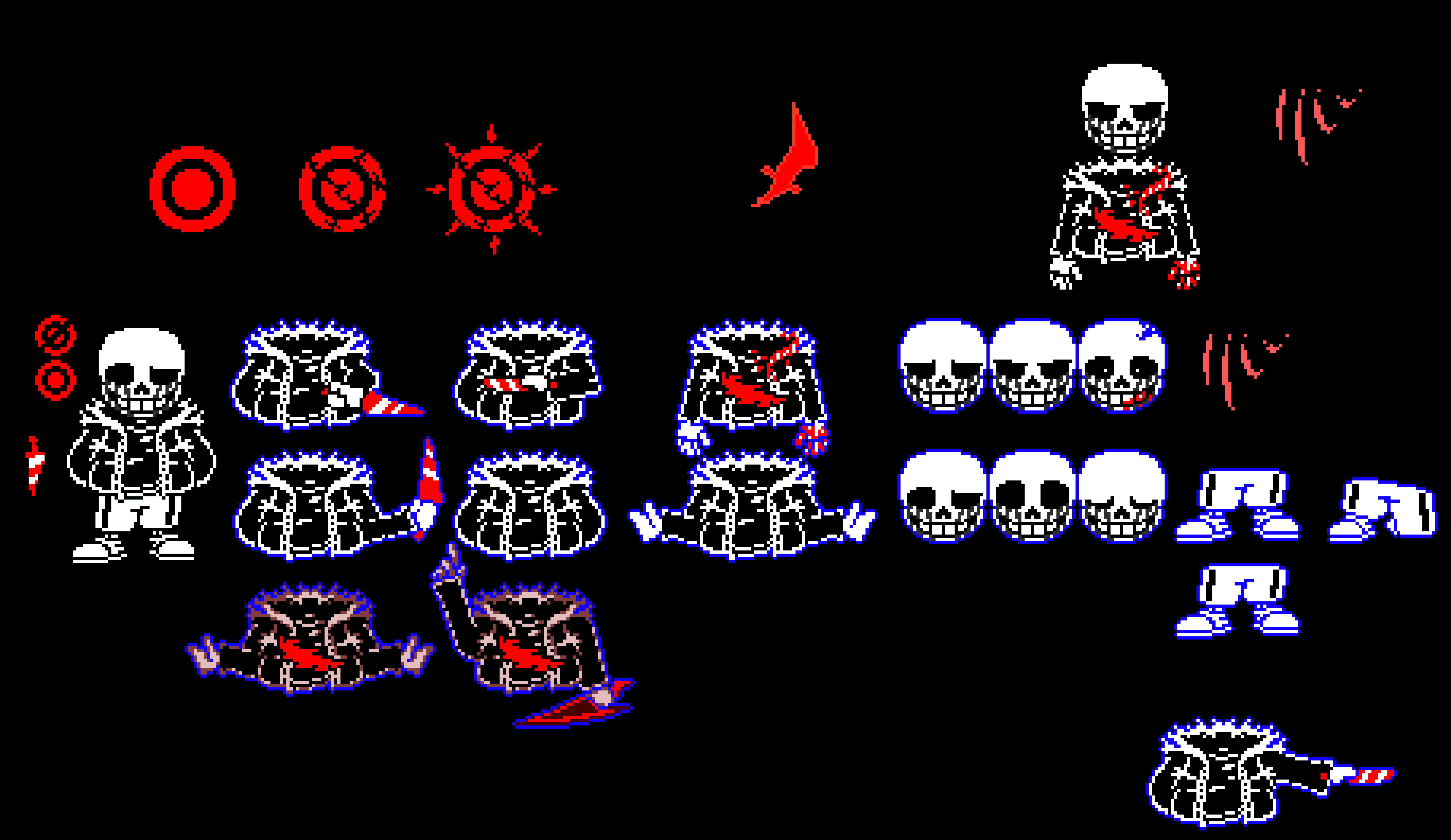 [f25b3d] Killer Sans Sprite Sheet
