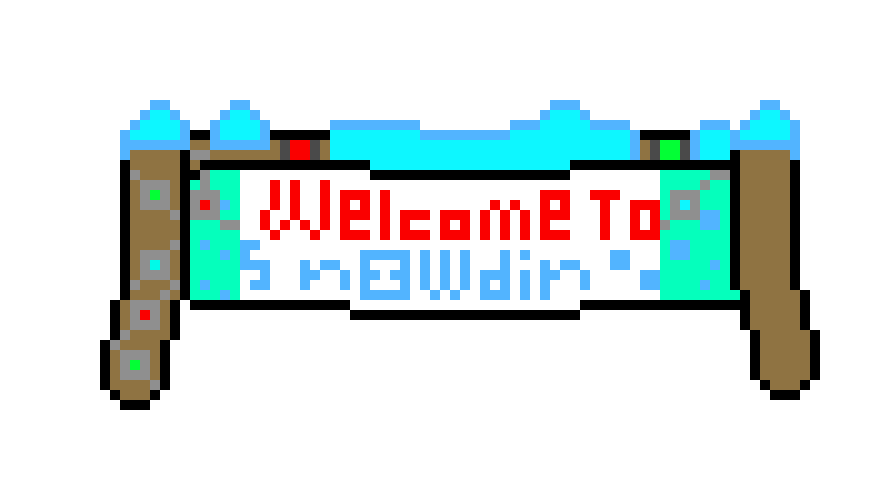 [d8494d] Snowdin sign - Fresh!Ink