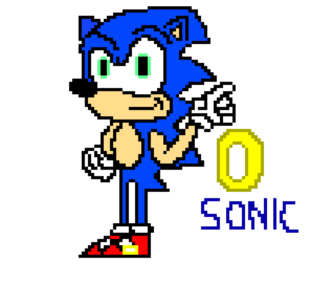 [9664c4] Sonic Pixel Art