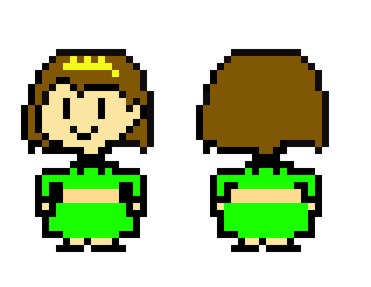 [9664c4] Chara Sprite Back and Front For MedievalTale