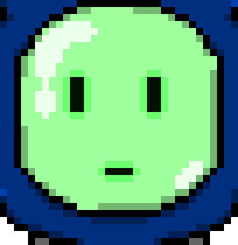 [5b2f3e] for the fun of the PAM discord... i'm going to make a shaded eye and sans eyed moment for Untitled Pixel site Goose and BETA-BIT