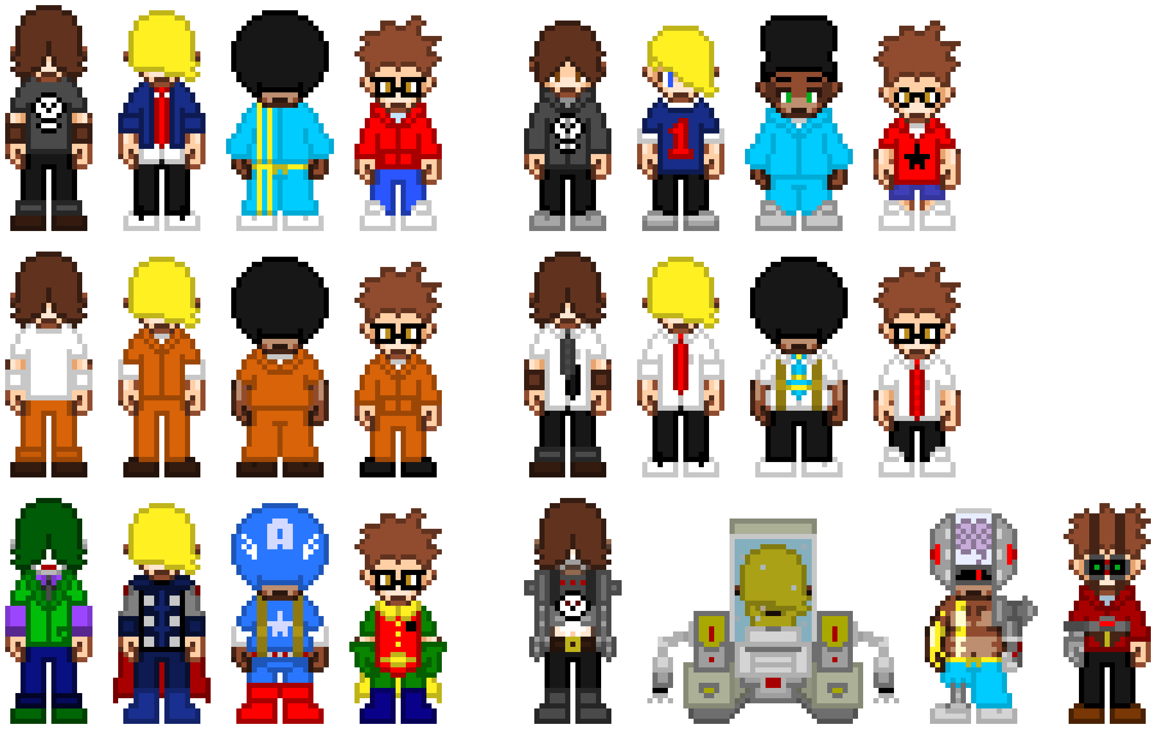 [9664c4] YFM Members: Different Costumes (part 2)