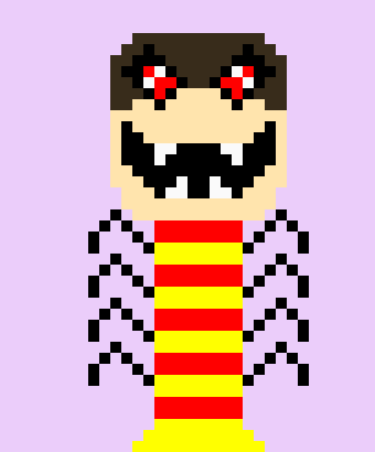 [05b0c1] A simple and crappy Mr. Evil (Imagine White gloved Claws at the end of each of those hands, there isn't enough space)