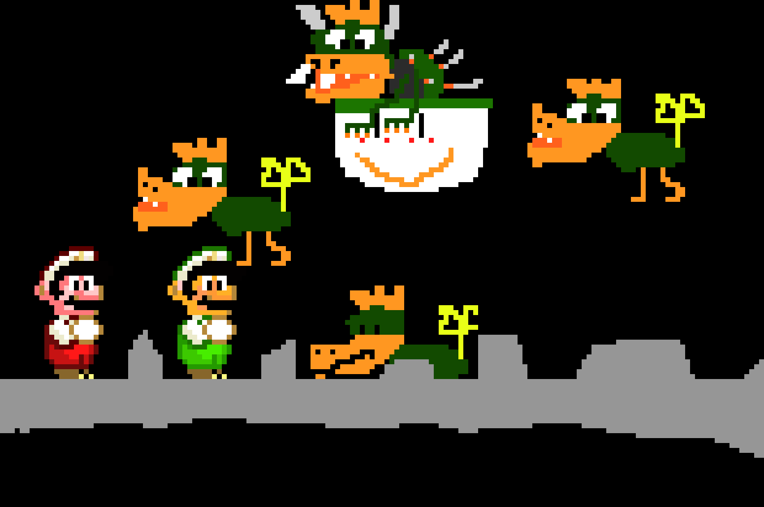 [c70574] Super Mario World: the evil king bowser