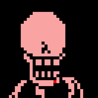 [b0a3a4] Sans: the bullet hit me, not the ground