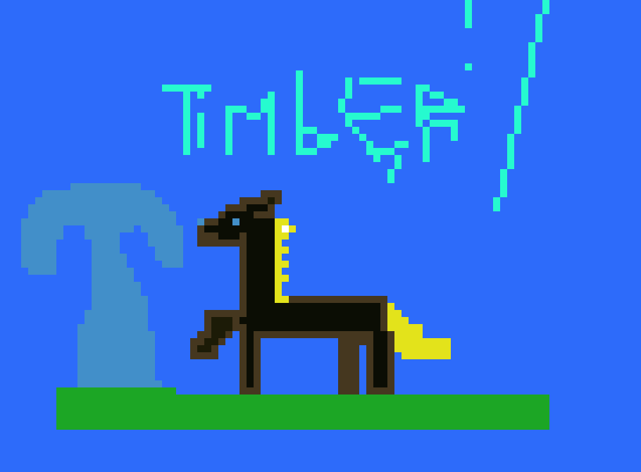 [9664c4] timber horse