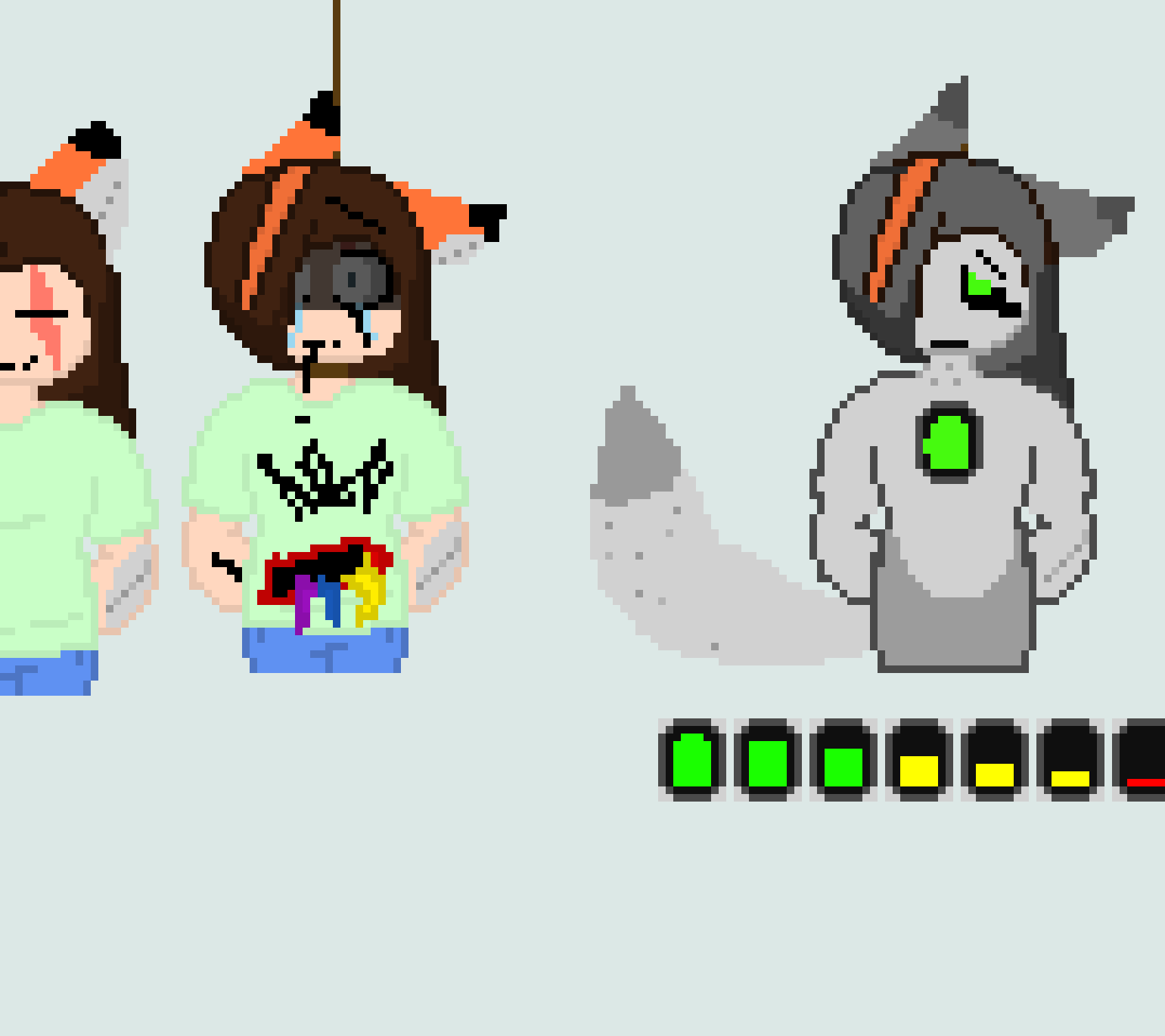 [619e86] ew fuck you gayass furry - sprite thief