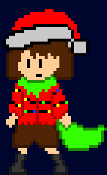 [2b9834] one sec did anyone even like  my christmas sprites?----swapCHARA/shadow