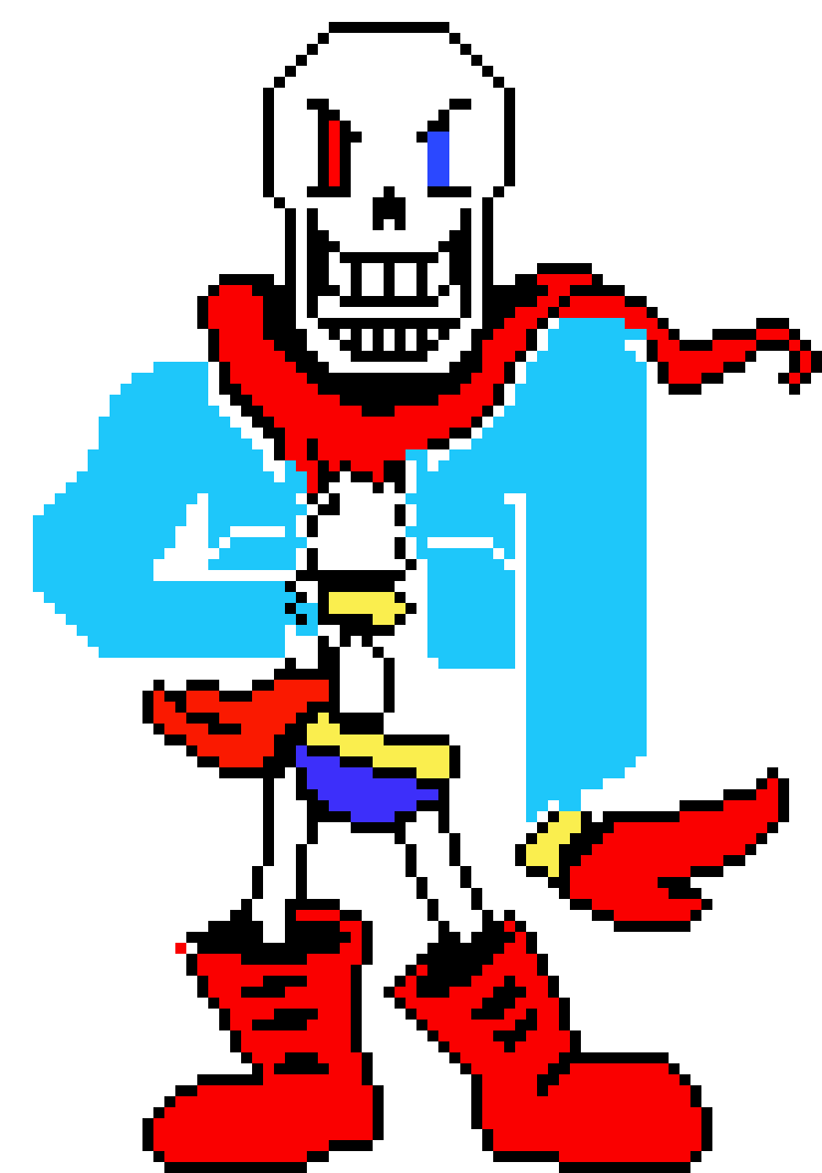 [af4498] Disbelief Papyrus Battle Sprite