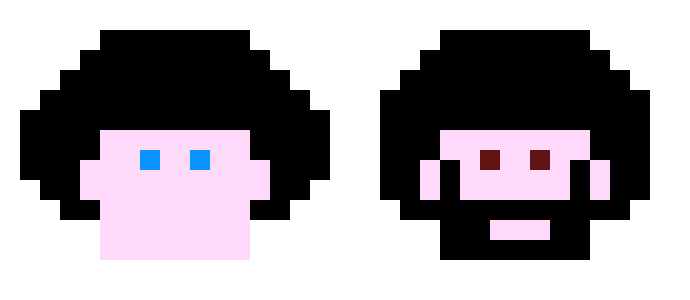 [44bdc2] Chris and Josh Pixel Face