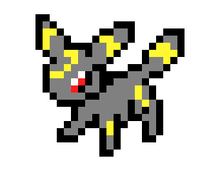 [9664c4] Umbreon Pixel Art - Luke Cicero