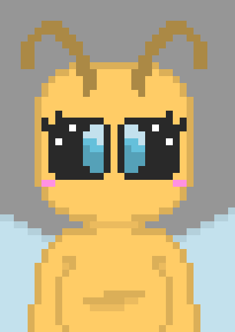 [2d73ea] *Runs over to evan* Whats going- Hey, who are you? -Beelina