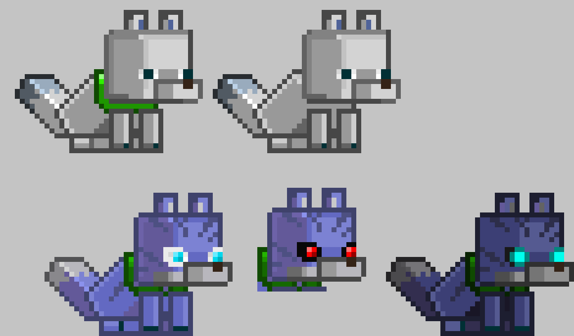 [5b2f3e] Dorri, Minecraft Snow Fox, and OFFLINE Dorri Sprite sheet (updated) -CV