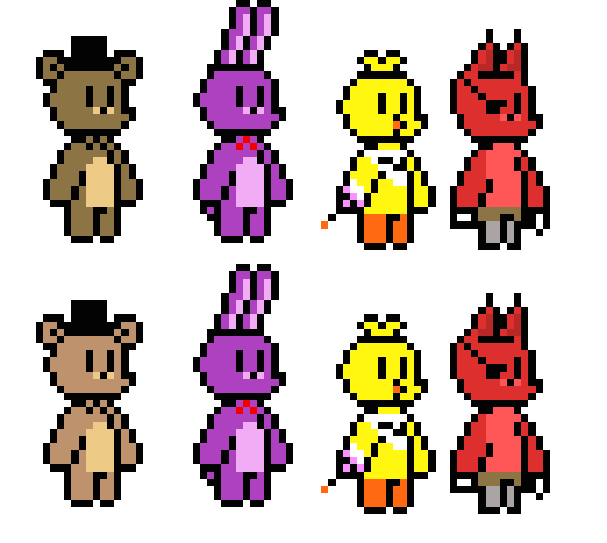 [390dcd] oooo fnaf chibis!