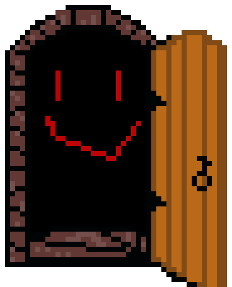 [0d8813] dungeon door open