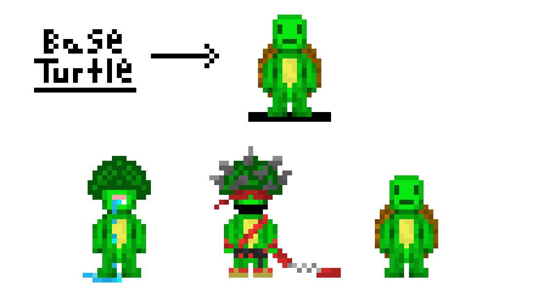 [950ed2] turtles for game