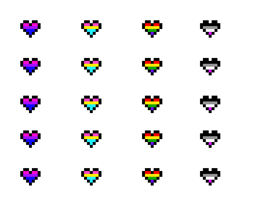 [9664c4] Pride Hearts