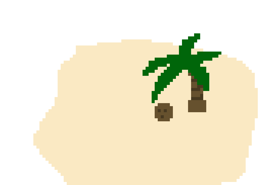 [912aaf] Map Piece 1: Coconut Island