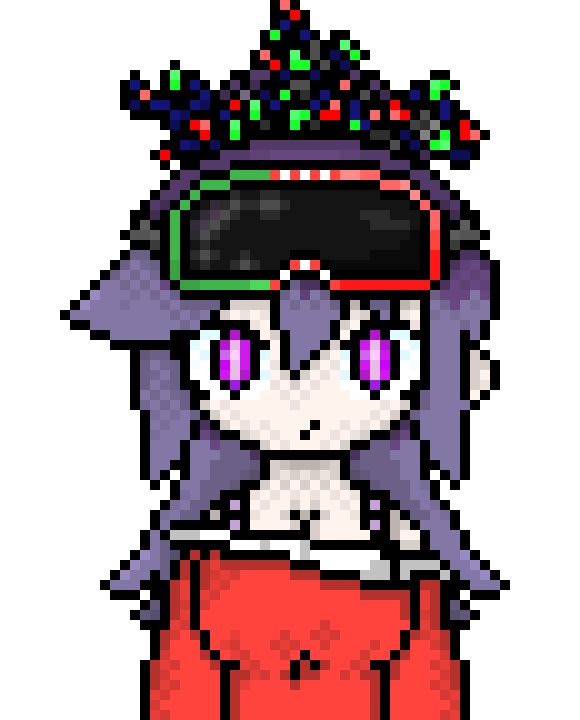 [5b2f3e] I mean, Red/Green is a start, also, I made a cameo of your character for a school thing