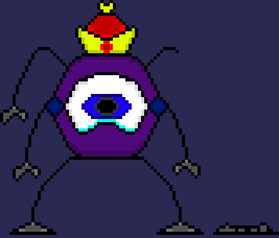 [9664c4] under the world: king EYE SORE defeated  sprite