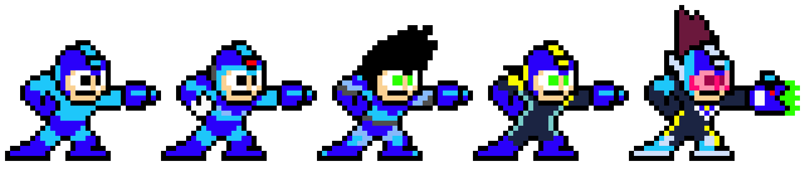[6137d5] Mega Men throughout History
