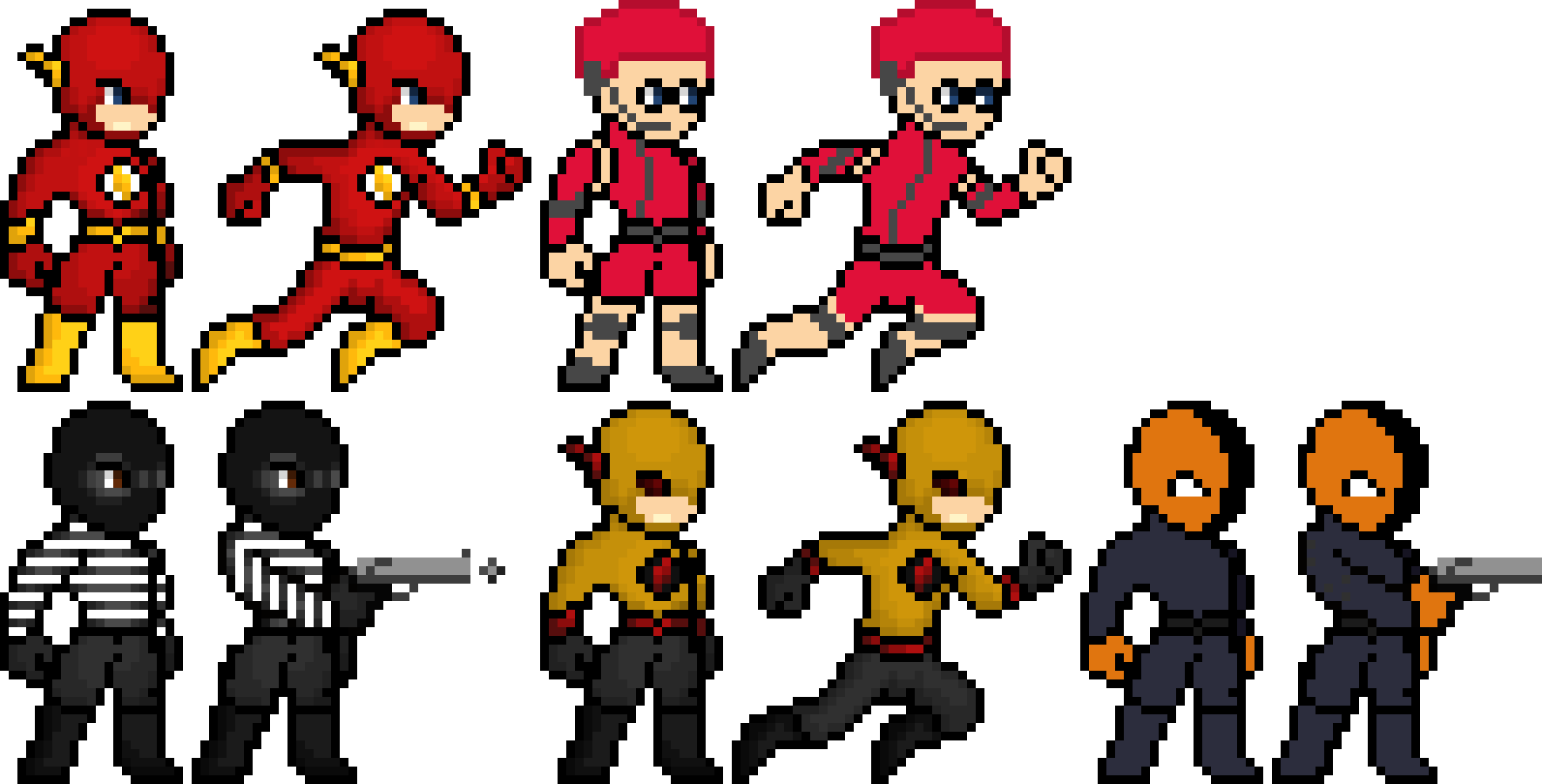 [9664c4] The Flash Pixel Art Collection