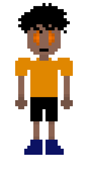 [25d002] *he gathers his strength, and slams the stick into the animatronic*