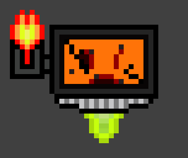 [91af07] Adding flames! -flamethrowers appear-