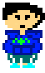 [506291] *he dodges the waves and blocks the slash. then appears in front of outline and does a spin kick to the face.*