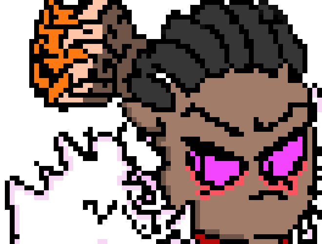 [e27272] *Fell punches u through a wall and walks slowly towards u with 2 blasters beside him*