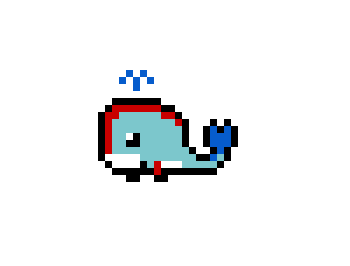 [e3be5b] Pixel Whale