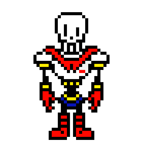 [0eb088] UnderTale - Papyrus (Overworld Sprite) (KamuiSenketsu)