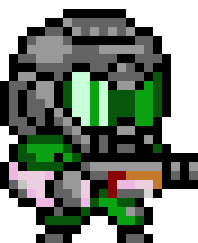 [f7c573] *doomguy dodges and shoot em*