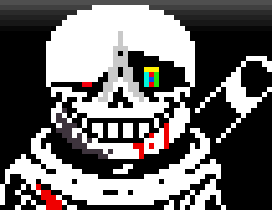 [2fbf6b] -shanghaivania starts- kid.. im going to destroy your au infront of you.. no buts. -takes by the neck and shows his au destroyed-