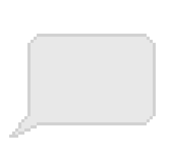[e7b91a] speech bubble