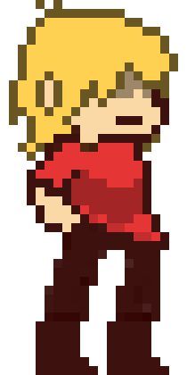 [d95e97] *He sees some figures in the distance, but ignores them and walks inside.*