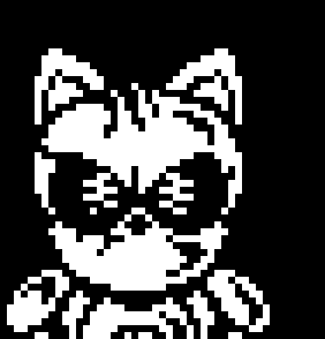 [d0ac6b] -it's eyes were glitched out as it stood up- "wh-wh3r3 4-4m 1?"