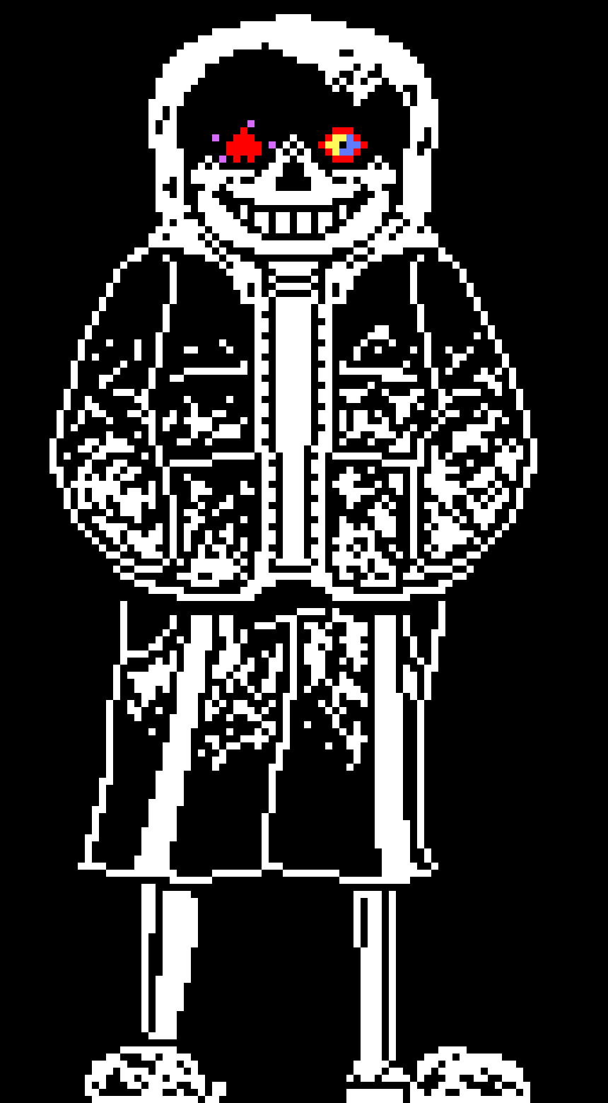 [95be89] "DustTale Sans, but he`s proportionally correct | -Terrie