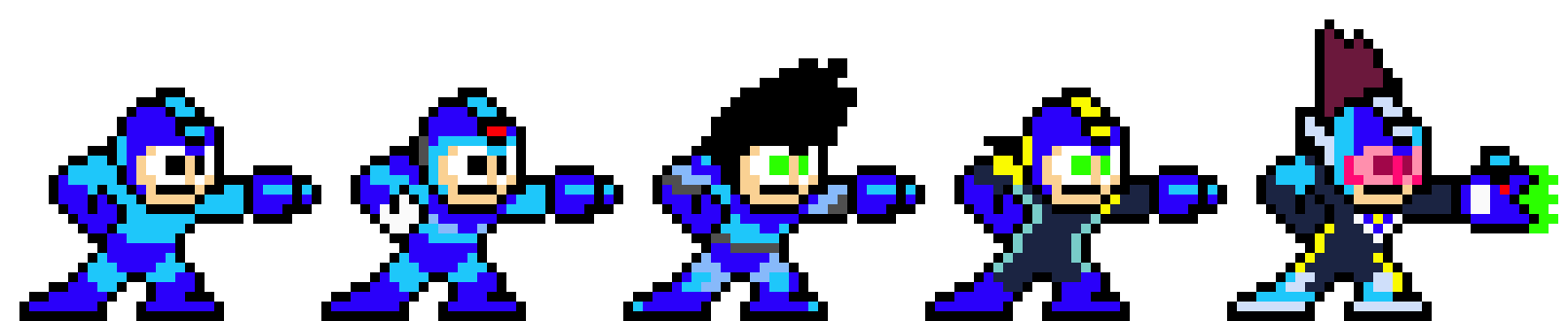 [6137d5] Mega Men Throughout History