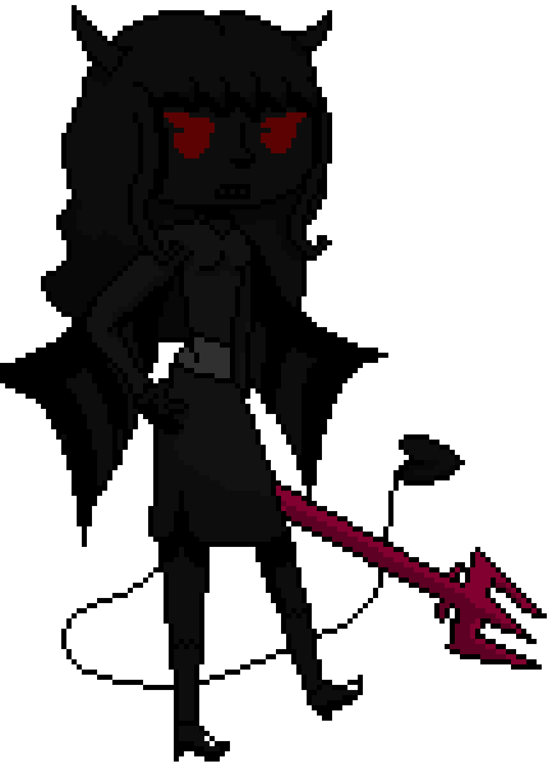 [f7c573] *flies towards bendy and grabs the trident and repeats to attack him with it*